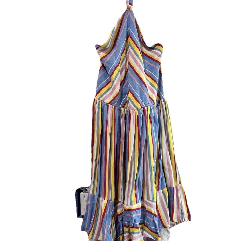 bcbgirls Dress Size:12 Colorful Striped Halter Dress